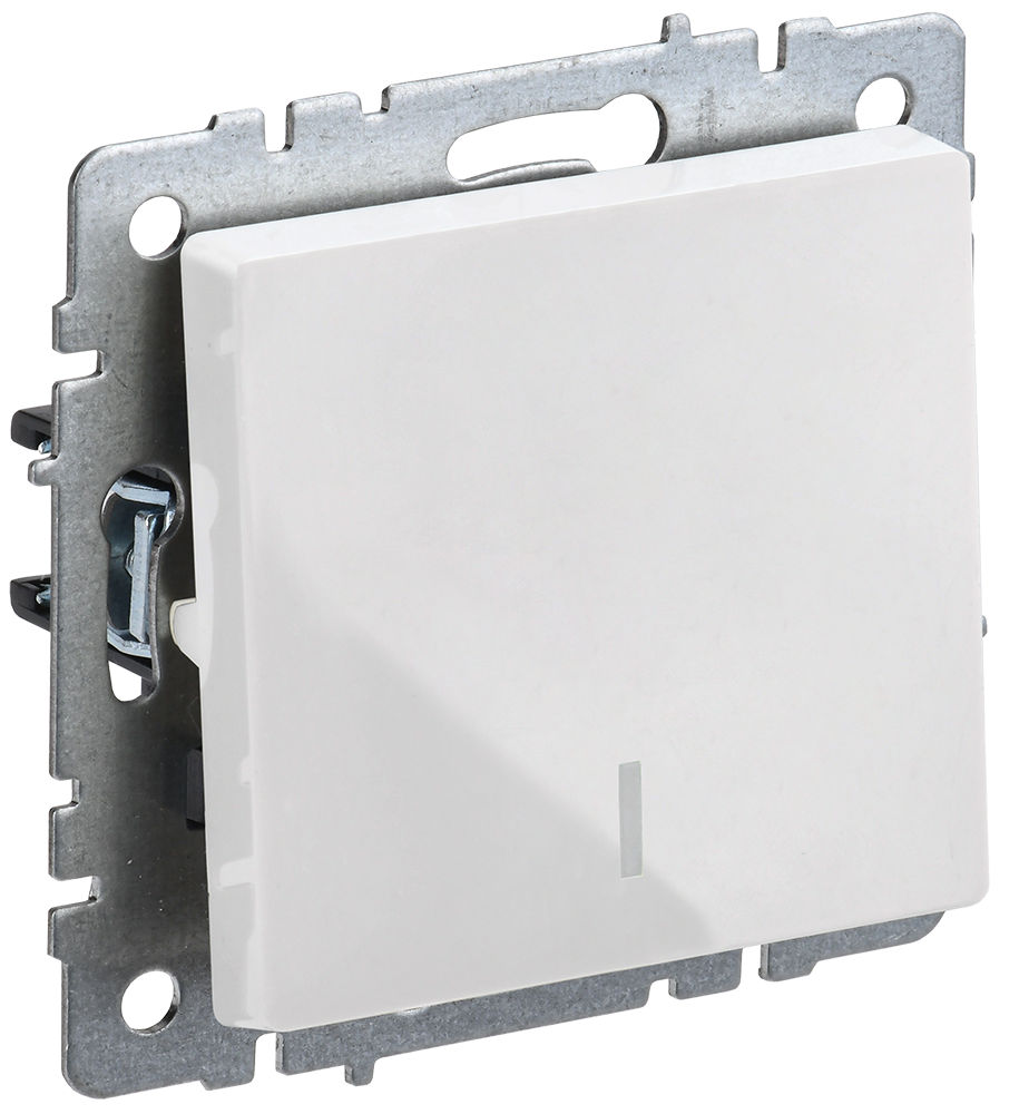 Выключатель IEK Brite BR-V12-1-10-K01 (белый)