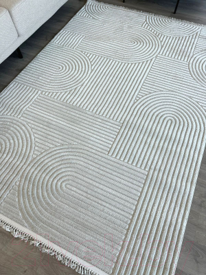 Коврик Radjab Carpet Порту MC 402 Прямоугольник 11505RK (1.2x1.8, Beige)