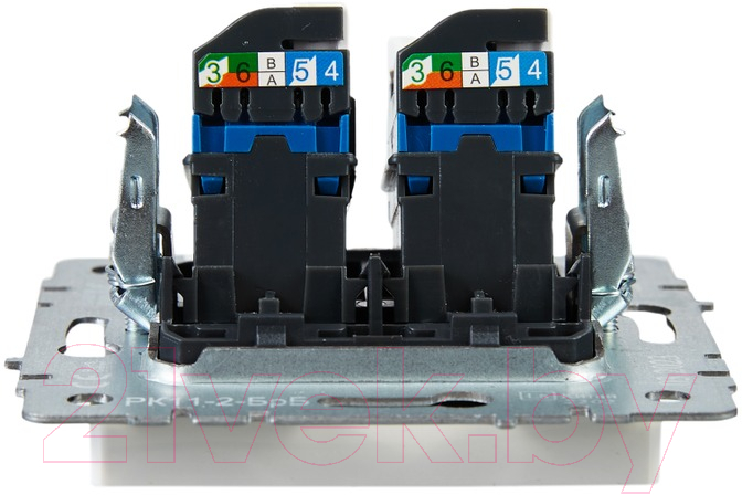 Розетка IEK Brite BR-K20-2-K01 (белый) — фото 4