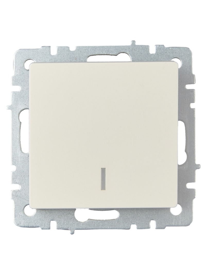 Выключатель IEK Brite BR-V12-1-10-K10 (бежевый) — фото 2