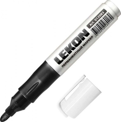 Набор маркеров строительных LEKON ReFresh / 12083.21 (7шт, черный) - 
