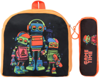 Детский рюкзак Milo Toys Роботы / 10361257 (оранжевый) - 