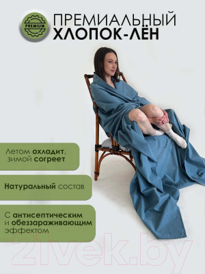 Простыня Mio Tesoro 215x150 Лён145Пр-10