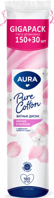 Ватные диски Aura 180шт