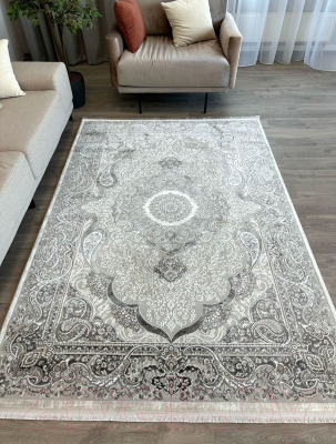 Коврик Radjab Carpet София MR 501 Прямоугольник 11626RK (0.8x1.5, Dark Vizon/Gold)