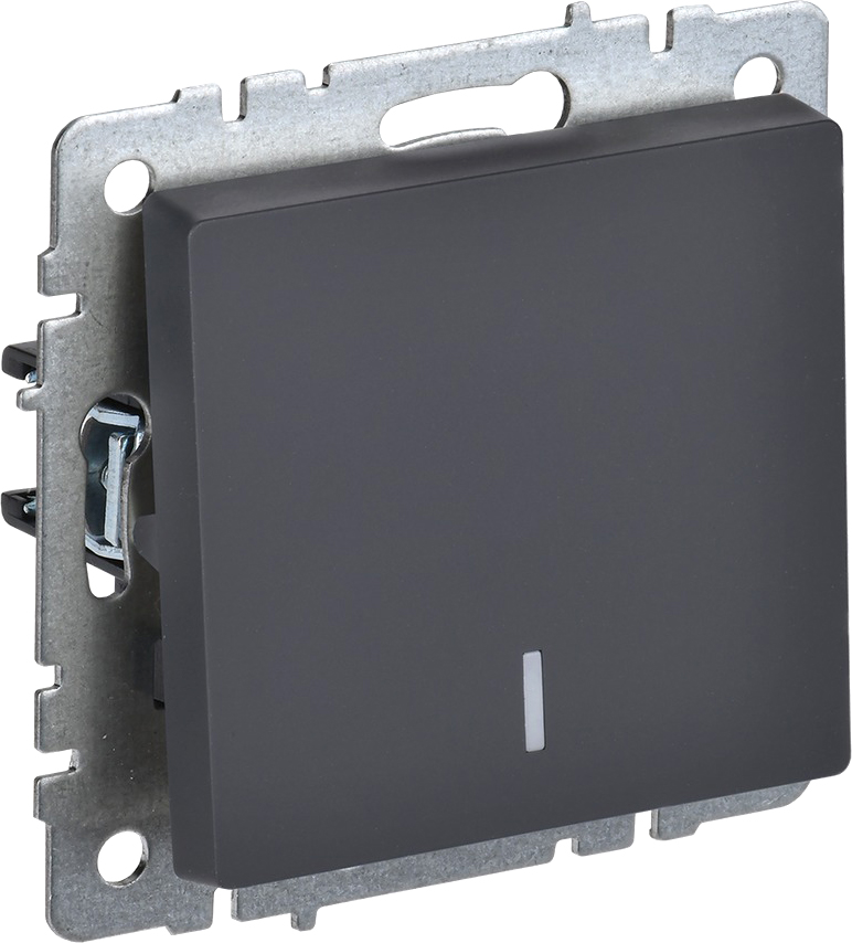 Выключатель IEK Brite BR-V12-1-10-K53 (графит)