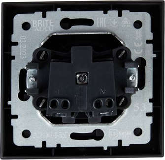 Розетка IEK Brite BR-R10-10-K53-F (графит)