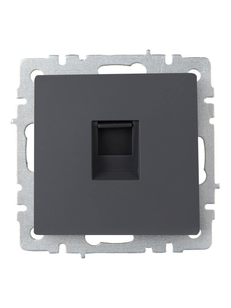 Розетка IEK Brite BR-K10-2-K53 (графит) — фото 3