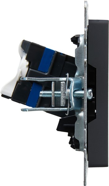Розетка IEK Brite BR-K10-2-K53 (графит)