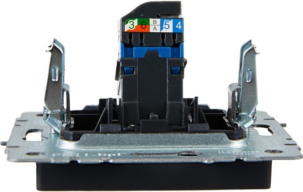 Розетка IEK Brite BR-K10-2-K53 (графит)