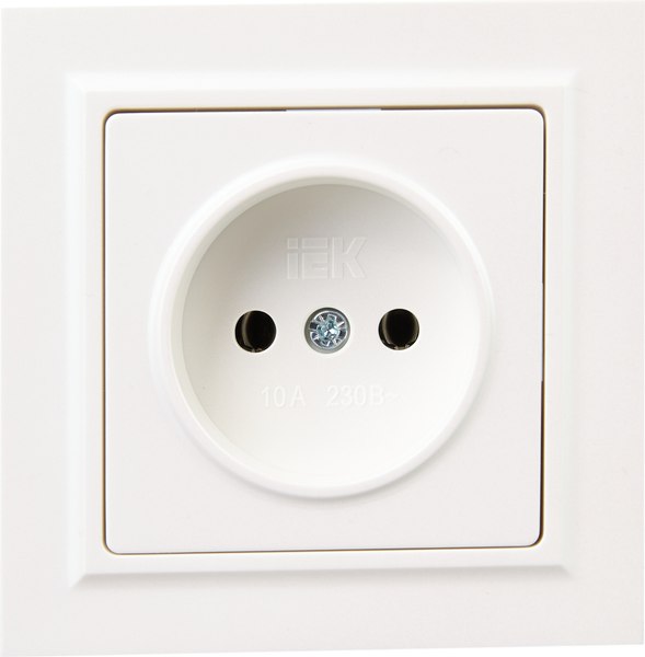 Розетка IEK Brite BR-R10-10-K36-F (жемчуг)