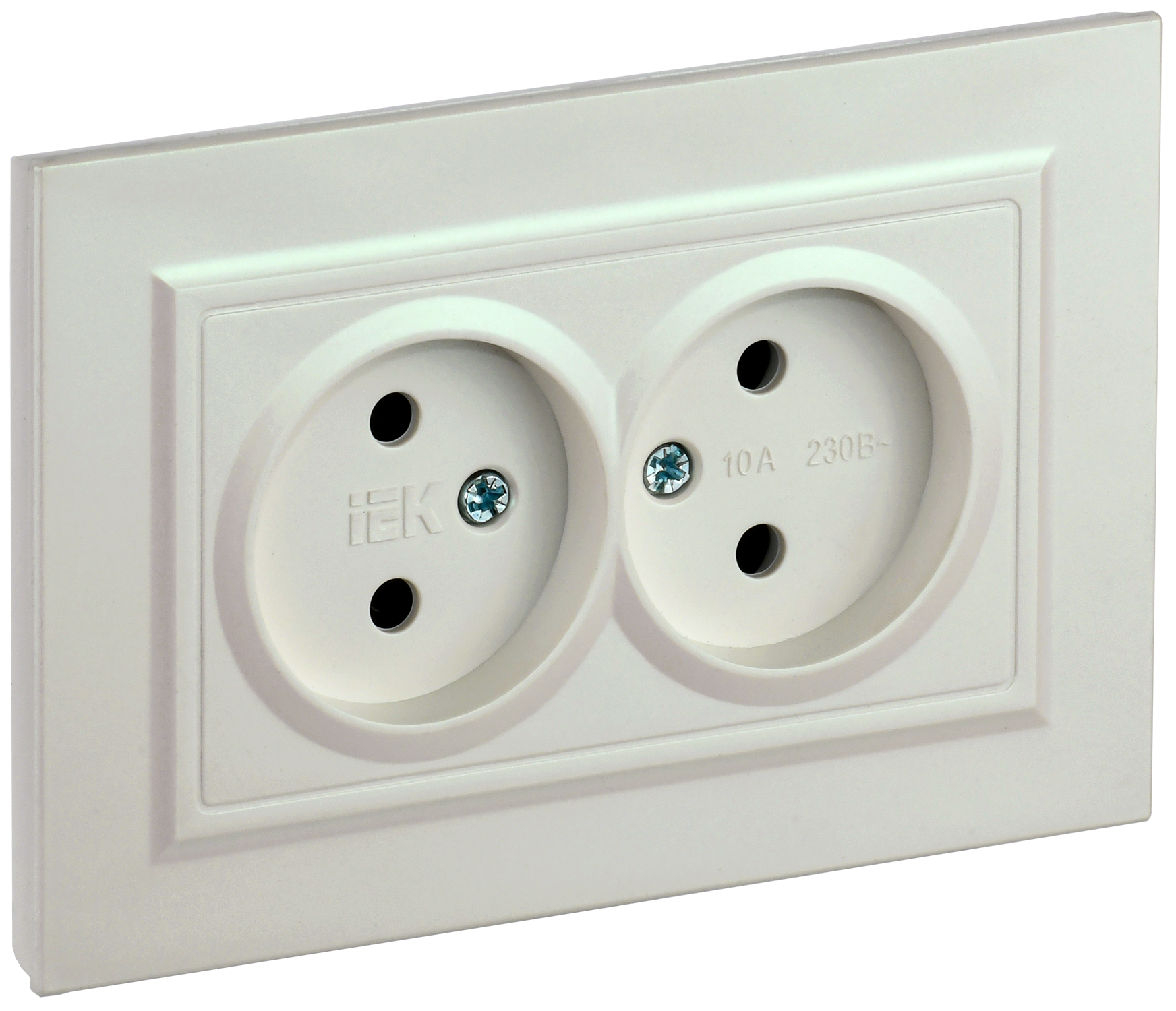 Розетка IEK Brite BR-R20-10-K36-F (жемчуг)