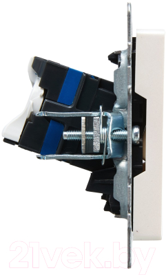 Розетка IEK Brite BR-K10-2-K36 (жемчуг)