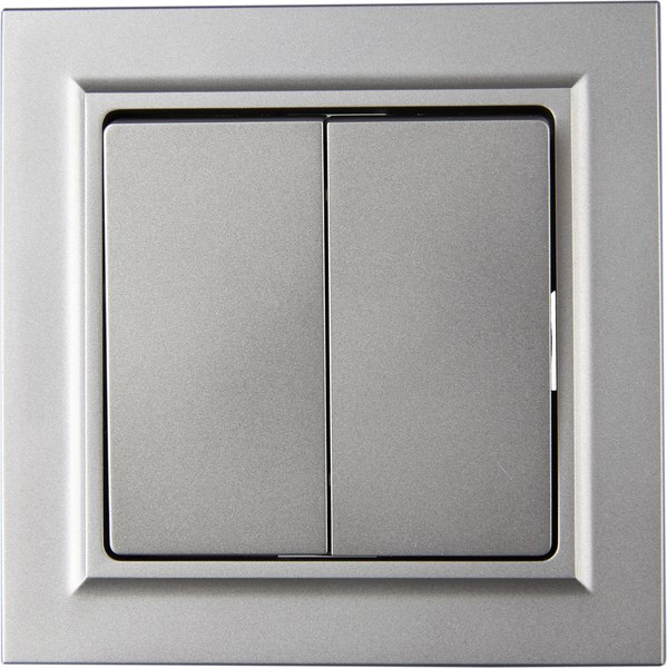 Выключатель IEK Brite BR-V20-0-10-K46-F (сталь)