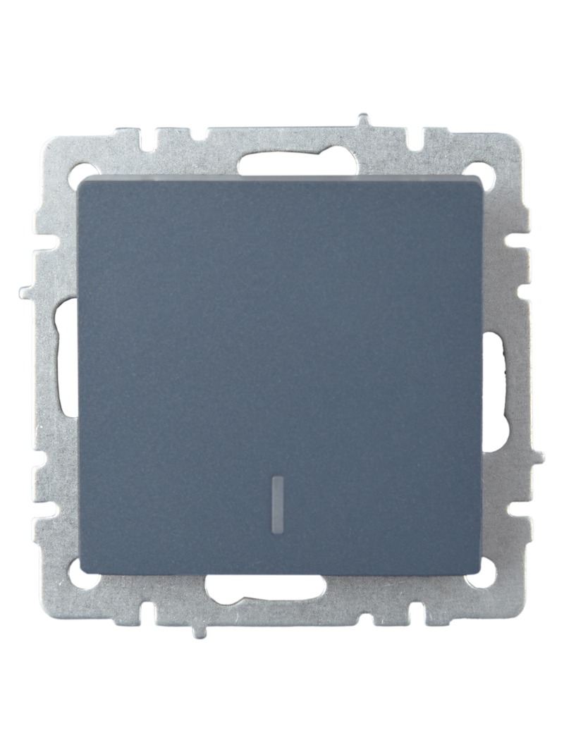 Выключатель IEK Brite BR-V12-1-10-K35 (маренго) — фото 2