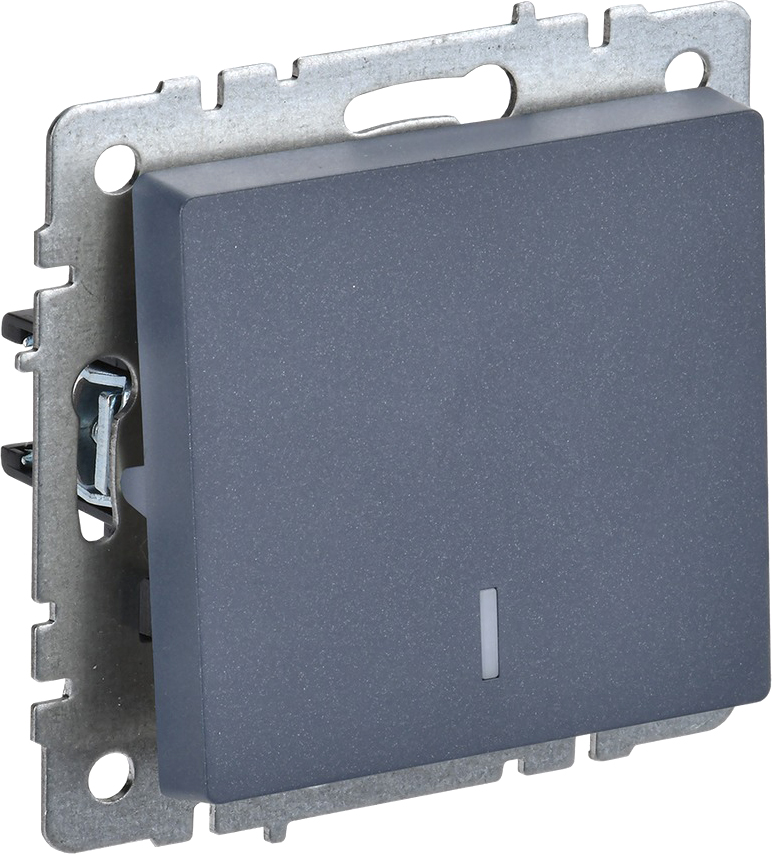 Выключатель IEK Brite BR-V12-1-10-K35 (маренго)