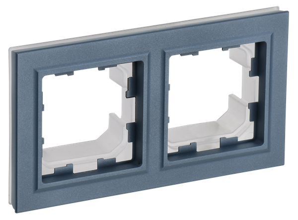 Рамка для выключателей и розеток IEK Brite BR-M22-44-K35 (маренго)