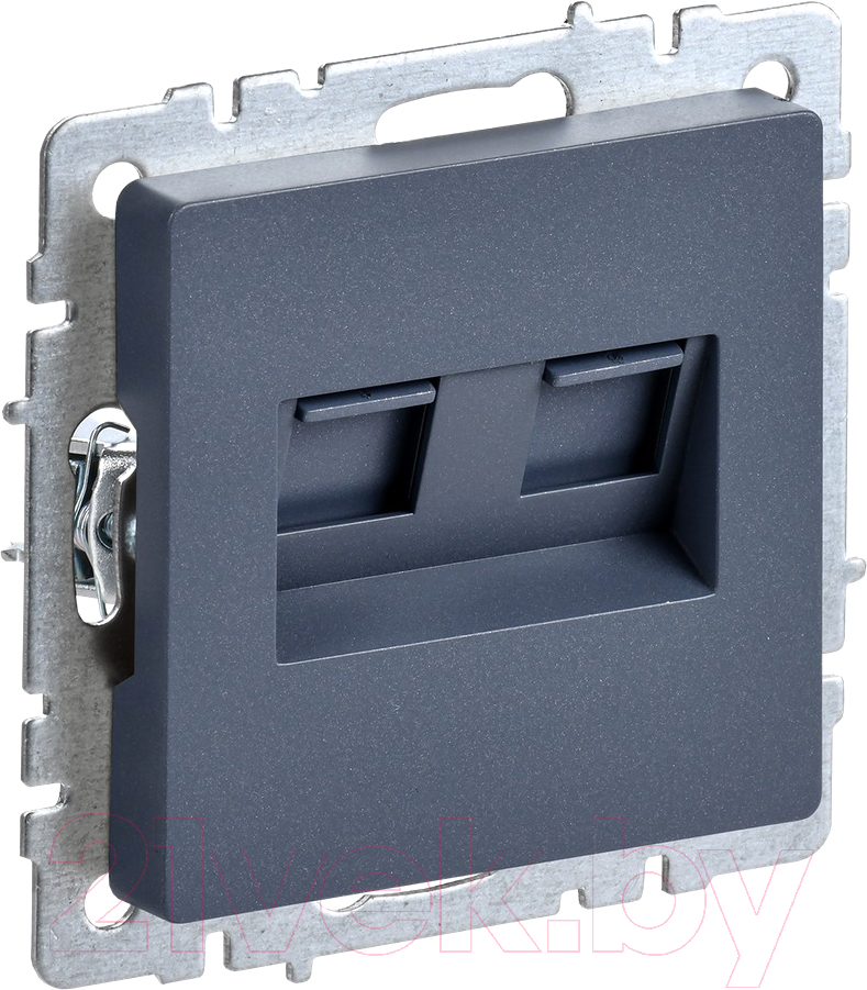Розетка IEK Brite BR-K20-2-K35 (маренго)
