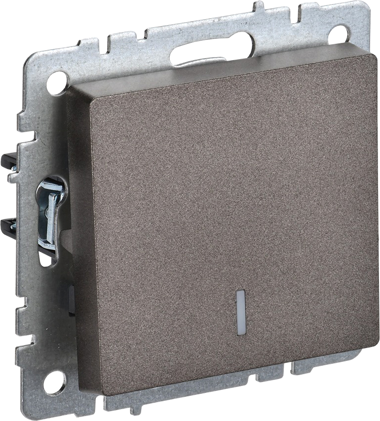 Выключатель IEK Brite BR-V12-1-10-K45 (темная бронза)