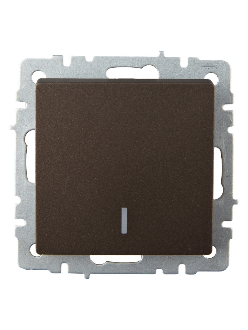 Выключатель IEK Brite BR-V12-1-10-K45 (темная бронза) — фото 2