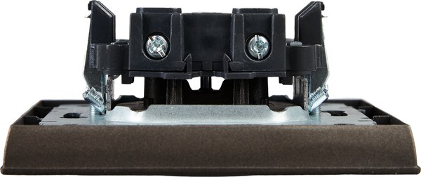Розетка IEK Brite BR-R10-10-K45-F (темная бронза)