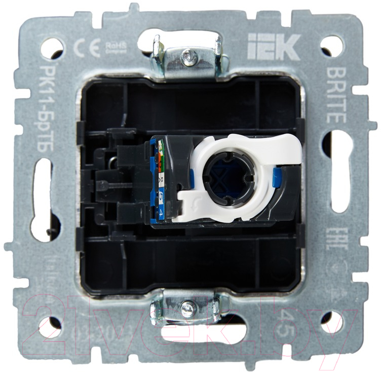 Розетка IEK Brite BR-K10-2-K45 (темная бронза) — фото 5