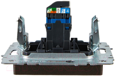 Розетка IEK Brite BR-K10-2-K45 (темная бронза)