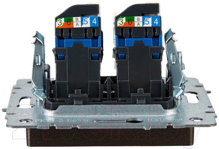 Розетка IEK Brite BR-K20-2-K45 (темная бронза) — фото 4