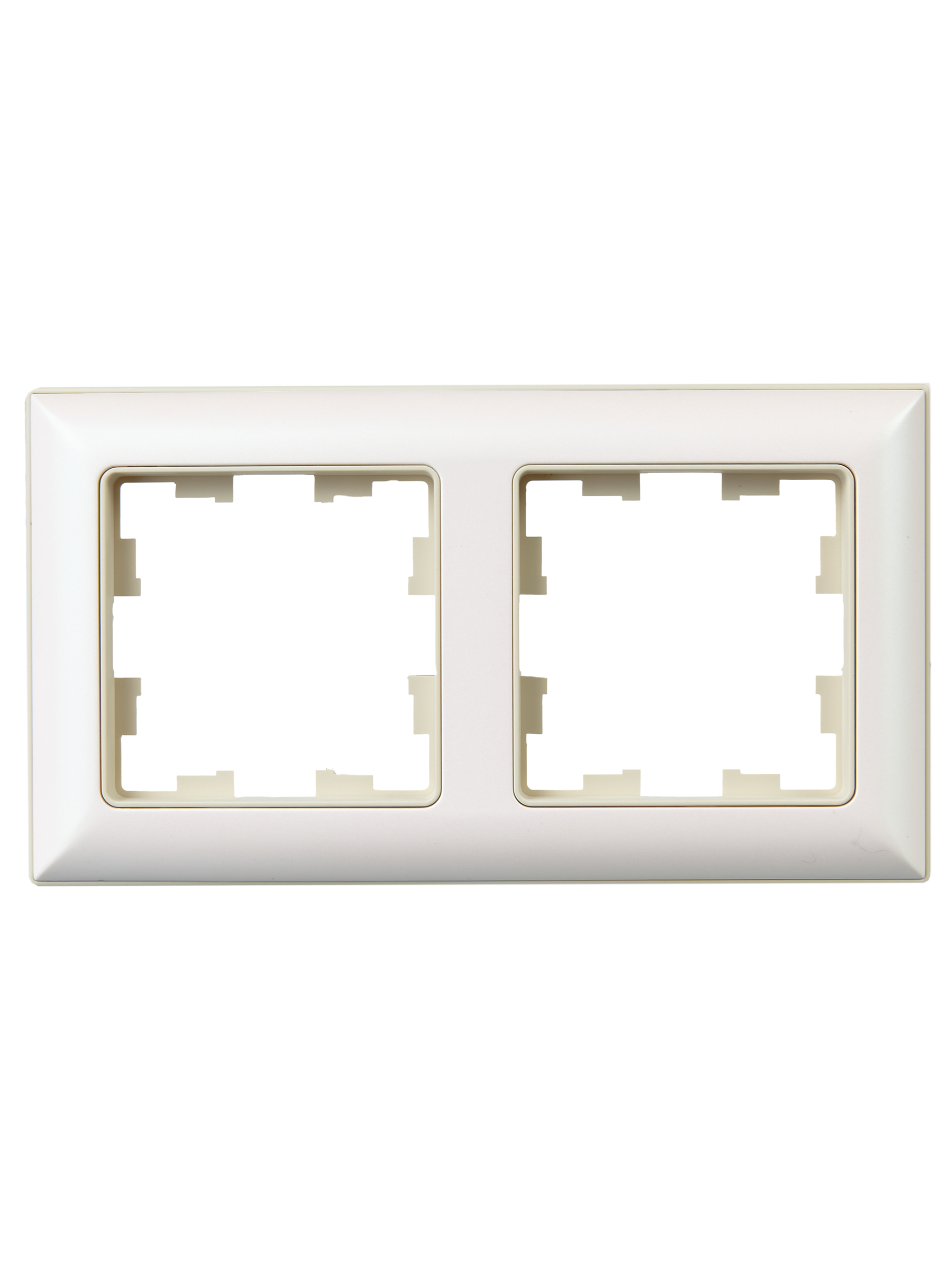 Рамка для выключателей и розеток IEK Brite BR-M22-12-1-K10 (бежевый/жемчужный) — фото 2