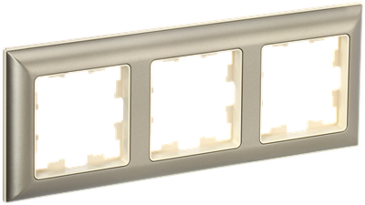 

Рамка для выключателей и розеток, Brite BR-M32-12-3-K10