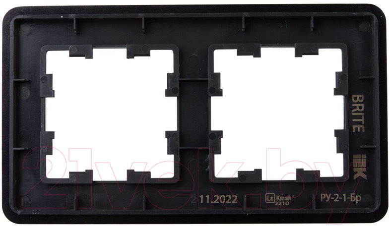 Рамка для выключателя IEK Brite BR-M22-M-01-K02