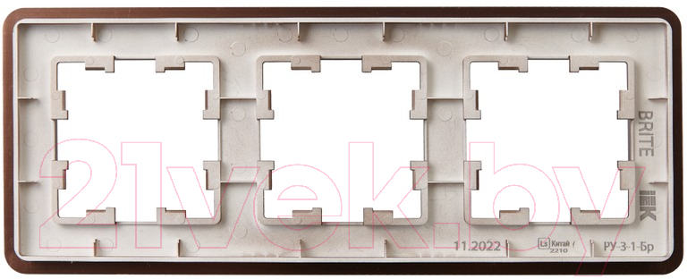 Рамка для выключателя IEK Brite BR-M32-M-21-K30