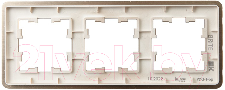 Рамка для выключателя IEK Brite BR-M32-M-21-K37