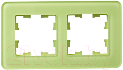 Рамка для выключателя IEK Brite BR-M22-G-41-K06 (эко грин)