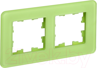 Рамка для выключателя IEK Brite BR-M22-G-41-K06 (эко грин)