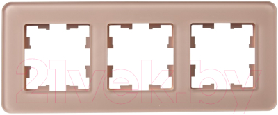 Рамка для выключателя IEK Brite BR-M32-G-41-K97 (дымчатый)