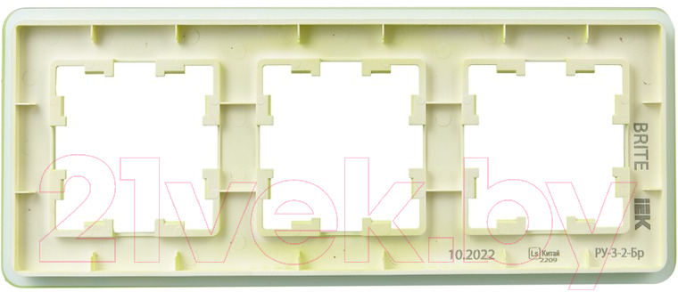 Рамка для выключателя IEK Brite BR-M32-G-41-K06