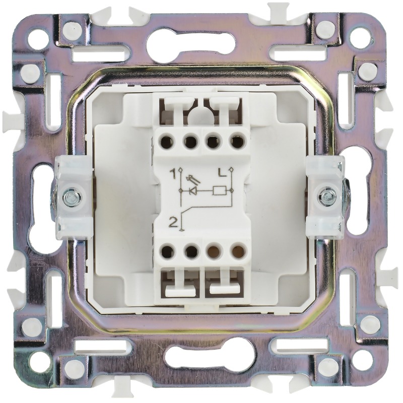 Выключатель IEK Skandy SK-V12-1-10-K01 (арктический белый) — фото 6