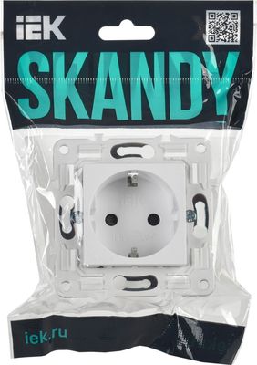 Розетка IEK Skandy SK-R14-16-1-K01 (белый)