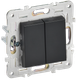 Выключатель IEK Skandy SK-V20-0-10-K02 (черный) - 
