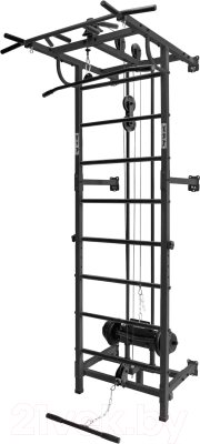 Изображение товара Шведская стенка Flexter Kraft SystemLight Profi СКK 12 FLX P (черный)
