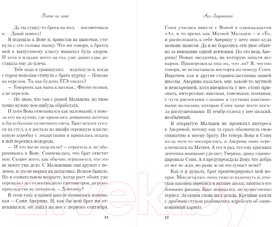 Художественная книга Like Book Планы на лето / 9785041996598 (Лавринович А.) — фото 3