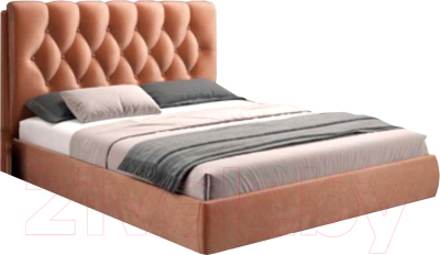 Двуспальная кровать AMI Империя Голд 1800 (капучино)