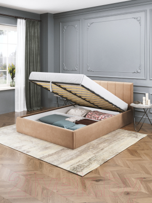 Полуторная кровать AMI Монако 1400 (бежевый)
