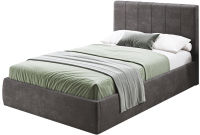 Двуспальная кровать AMI Монако 1200 (темно-серый) - 