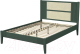 Полуторная кровать Bravo Мебель Бетти 140x200 (оливковый) - 