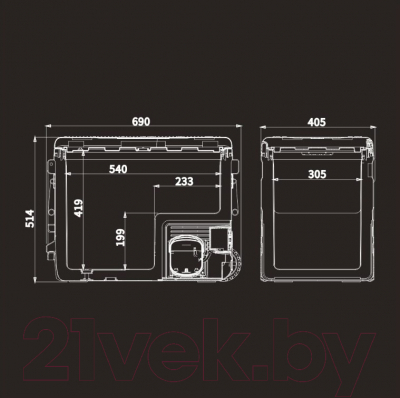 Автохолодильник Meyvel AF-U55-travel