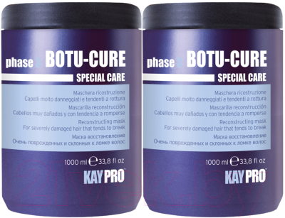 Маска для волос Kaypro Special Care Botu-Cure для сильно поврежденных волос (2x1000мл)