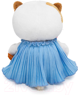 Мягкая игрушка Budi Basa Кошечка Ли-Ли Baby в платье из жатой ткани с бантом / LB-139 