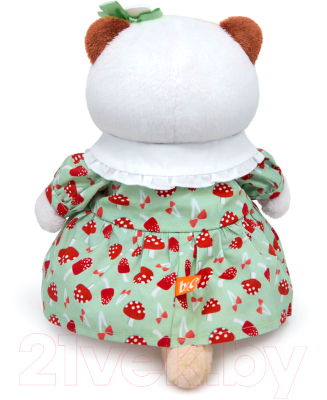 Мягкая игрушка Budi Basa Кошечка Ли-Ли в платье с мухоморами / LK24-146